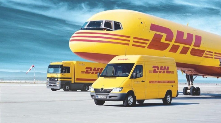 DHL will be used for delivery to areas where EMS is not available.